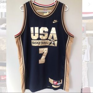 Men’s Vintage Larry Bird Olympic Basketball Jersey